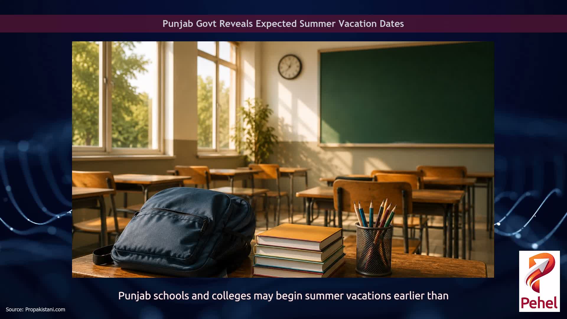 Punjab Govt Reveals Expected Summer Vacation Dates