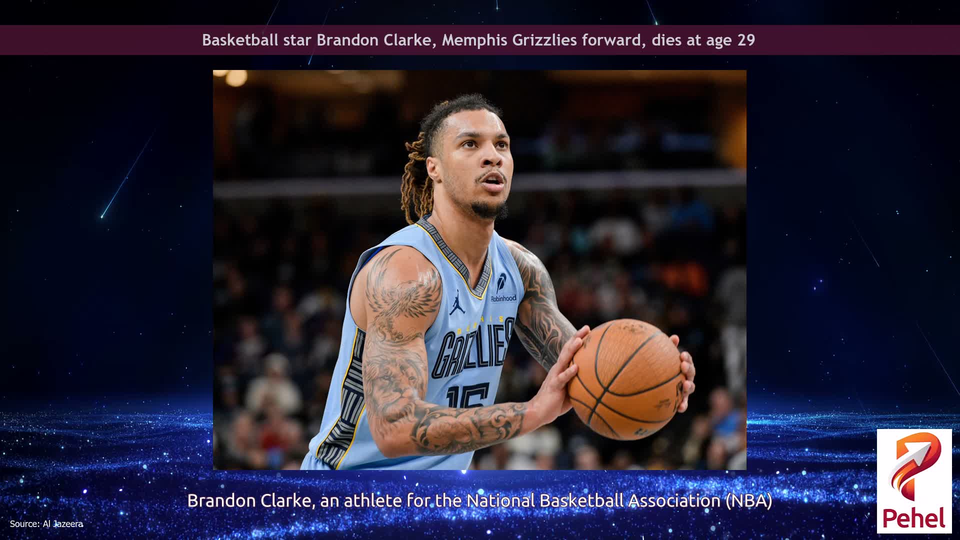 Basketball star Brandon Clarke, Memphis Grizzlies forward, dies at age 29