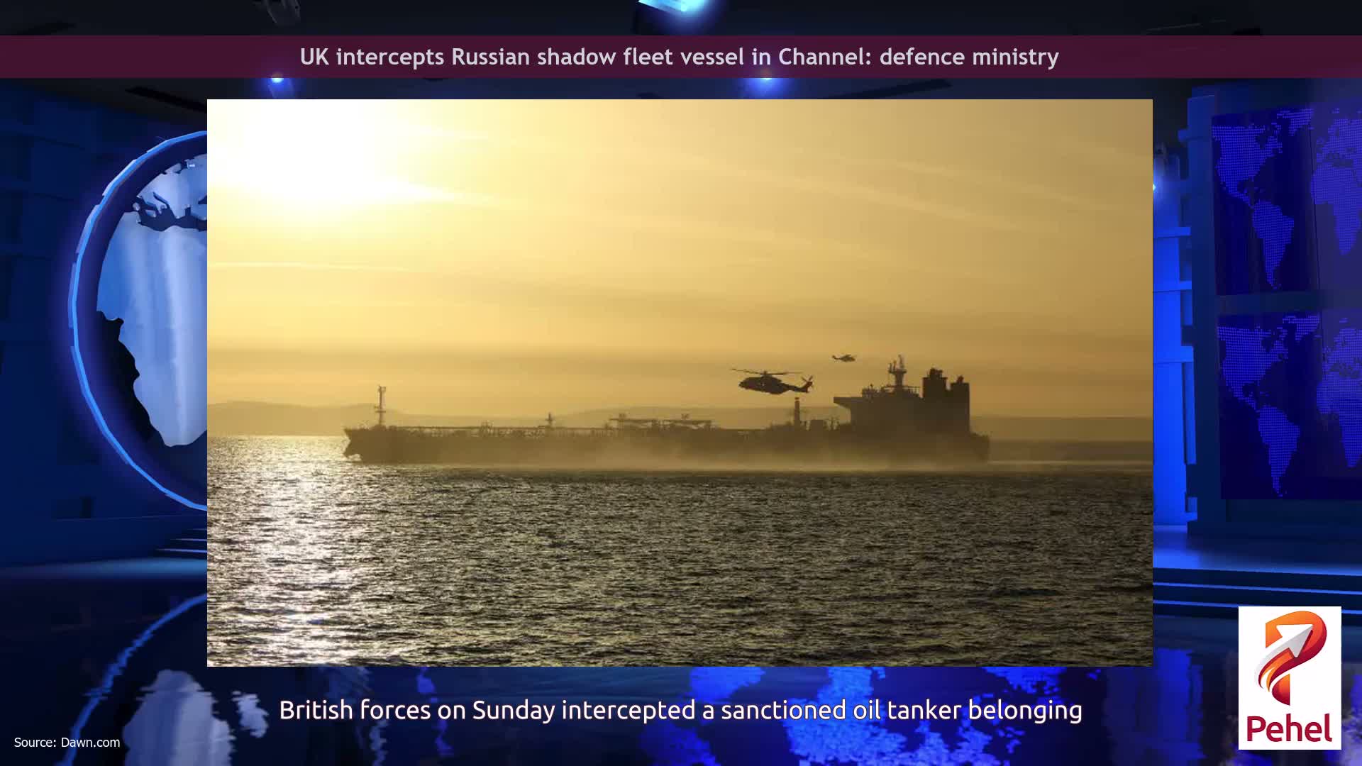 UK intercepts Russian shadow fleet vessel in Channel: defence ministry