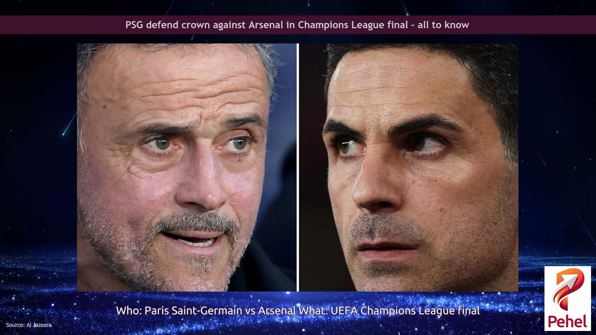 PSG defend crown against Arsenal in Champions League final – all to know