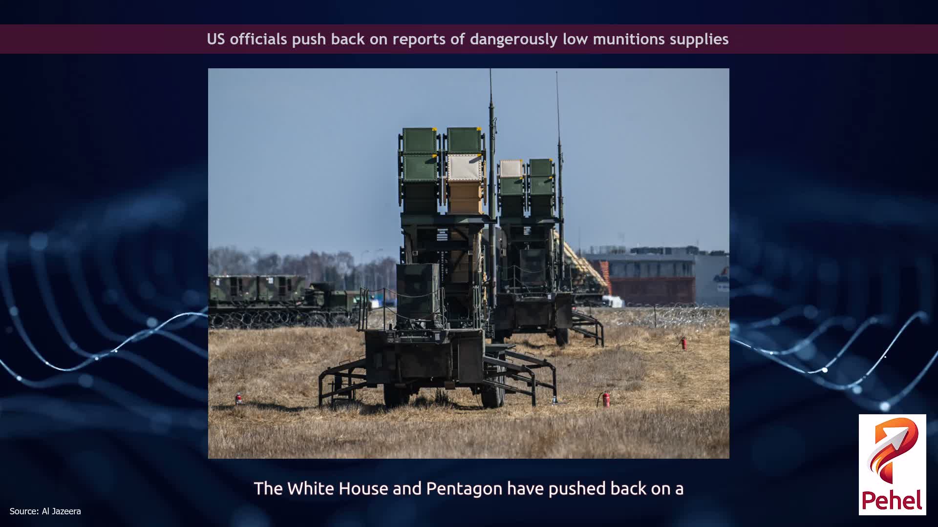 US officials push back on reports of dangerously low munitions supplies