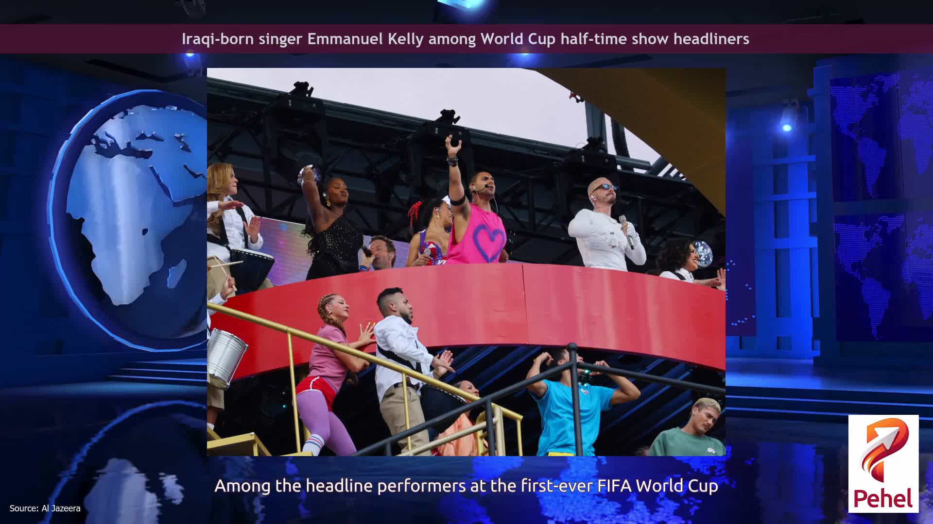 Iraqi-born singer Emmanuel Kelly among World Cup half-time show headliners