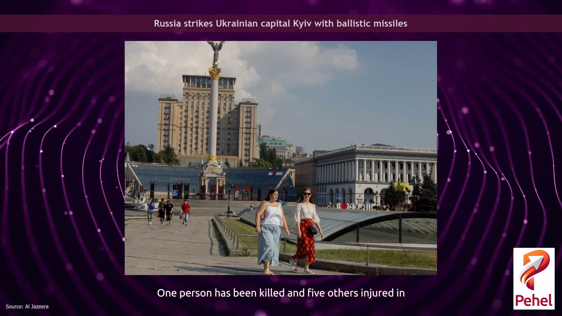 Russia strikes Ukrainian capital Kyiv with ballistic missiles