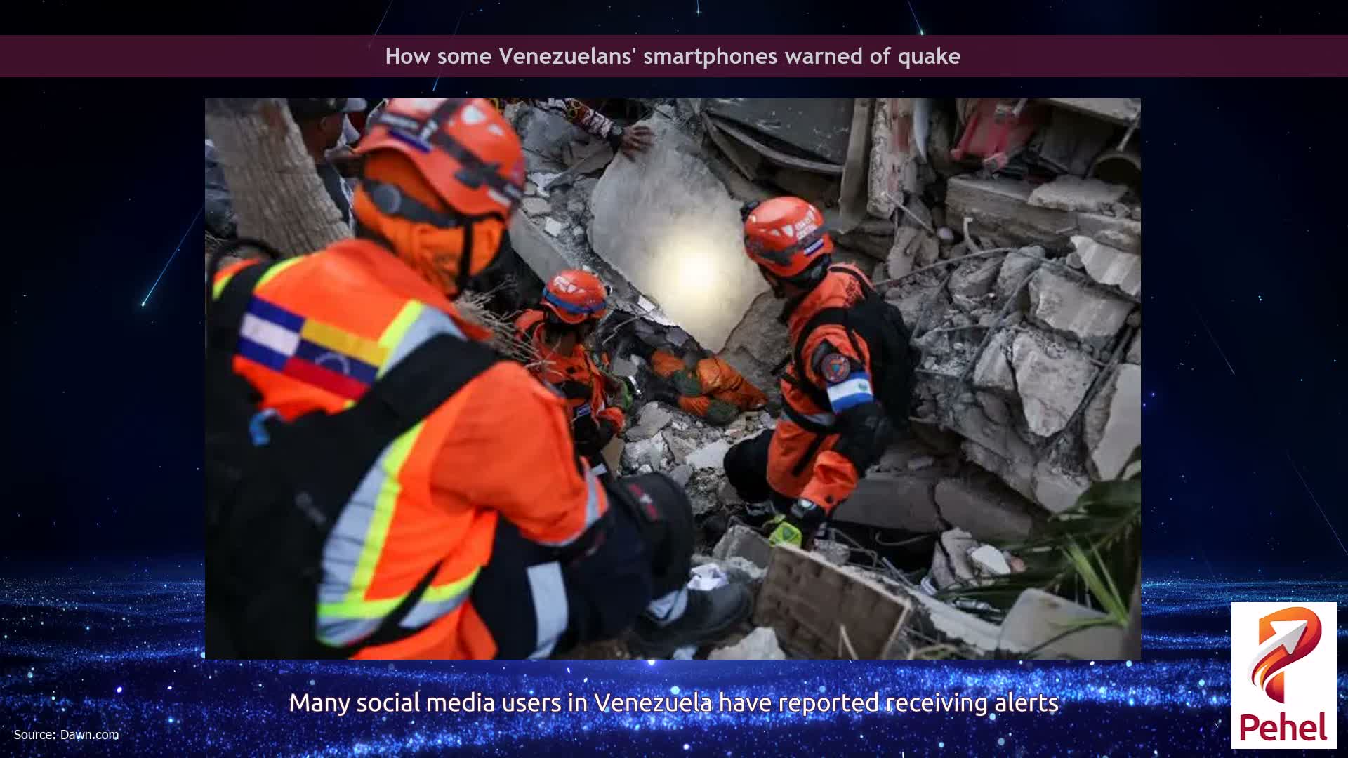 How some Venezuelans' smartphones warned of quake