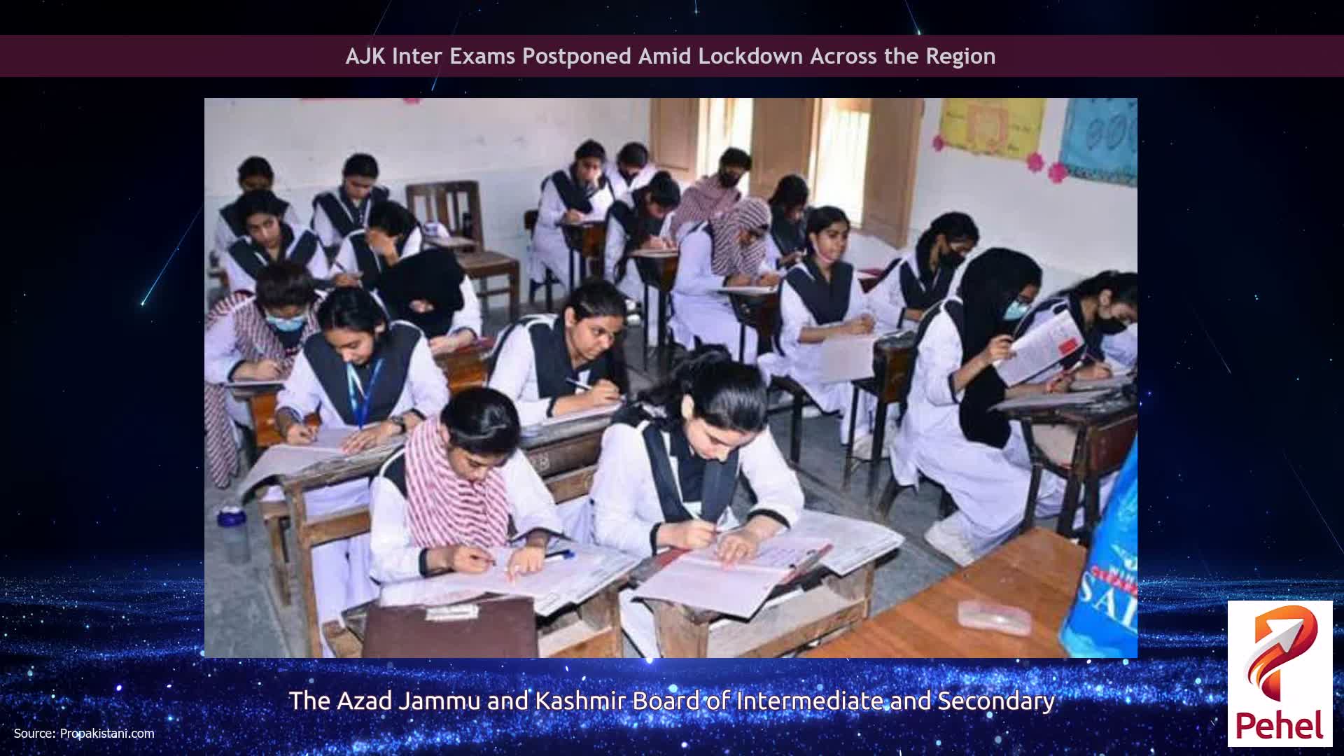 AJK Inter Exams Postponed Amid Lockdown Across the Region