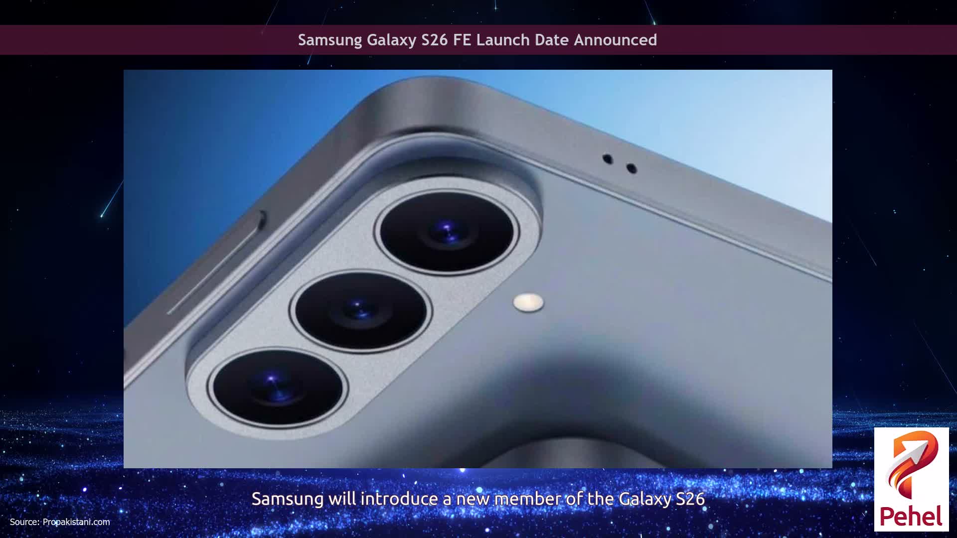 Samsung Galaxy S26 FE Launch Date Announced