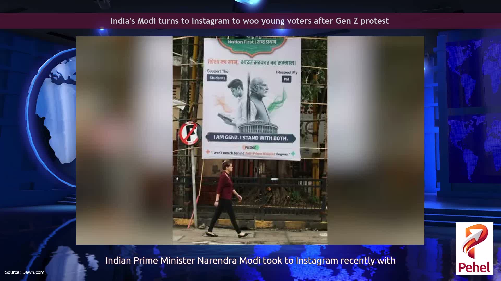 India's Modi turns to Instagram to woo young voters after Gen Z protest