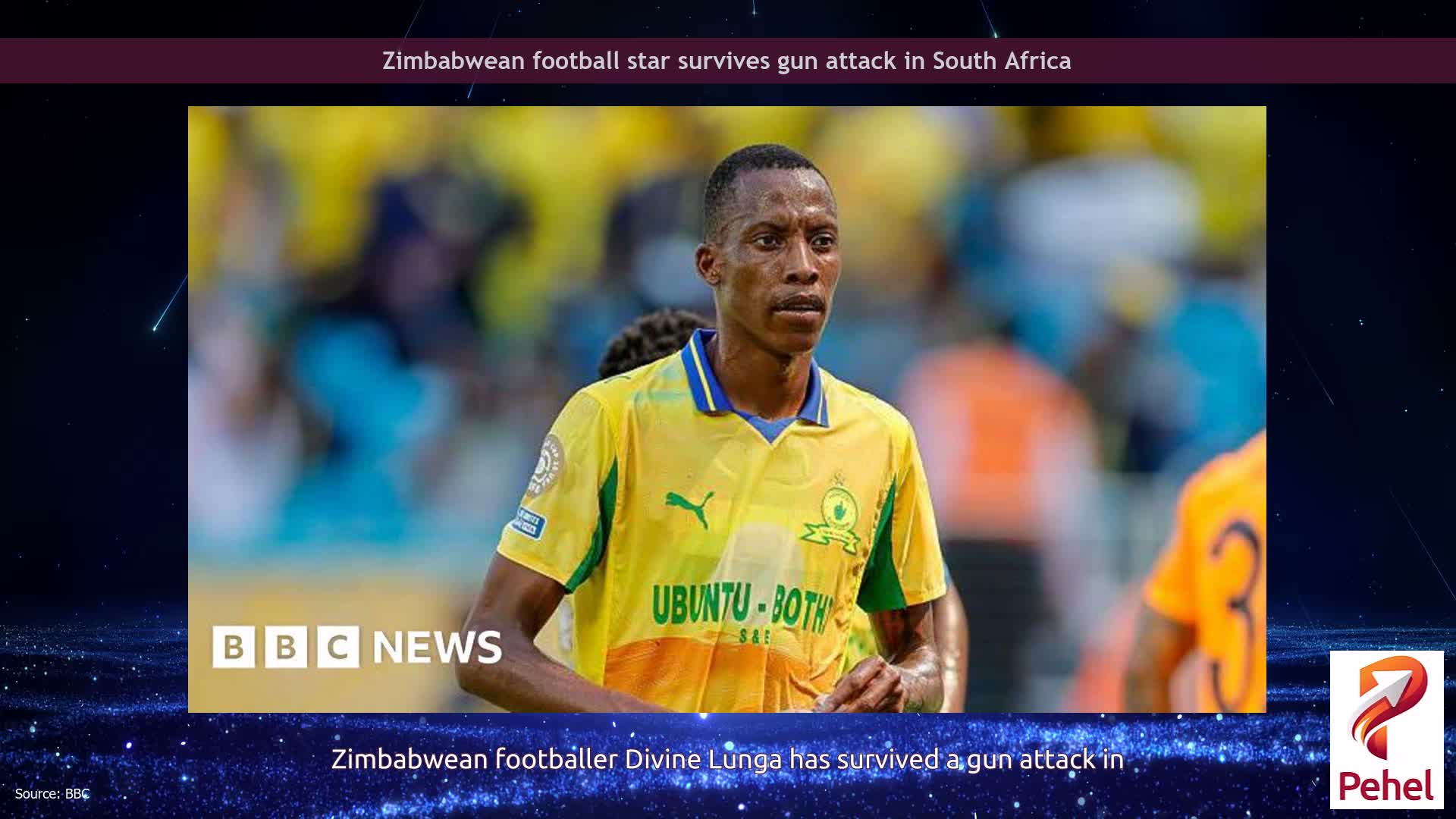 Zimbabwean football star survives gun attack in South Africa