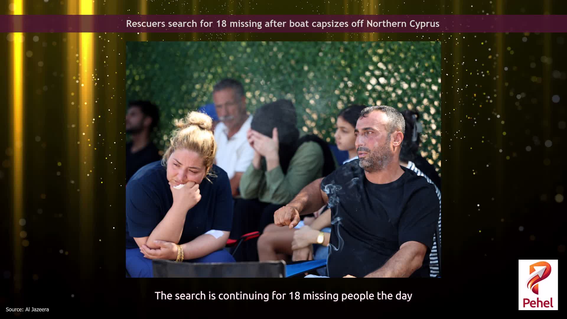 Rescuers search for 18 missing after boat capsizes off Northern Cyprus