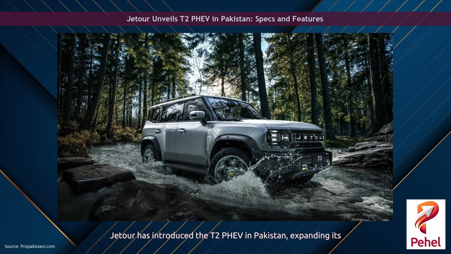Jetour Unveils T2 PHEV in Pakistan: Specs and Features