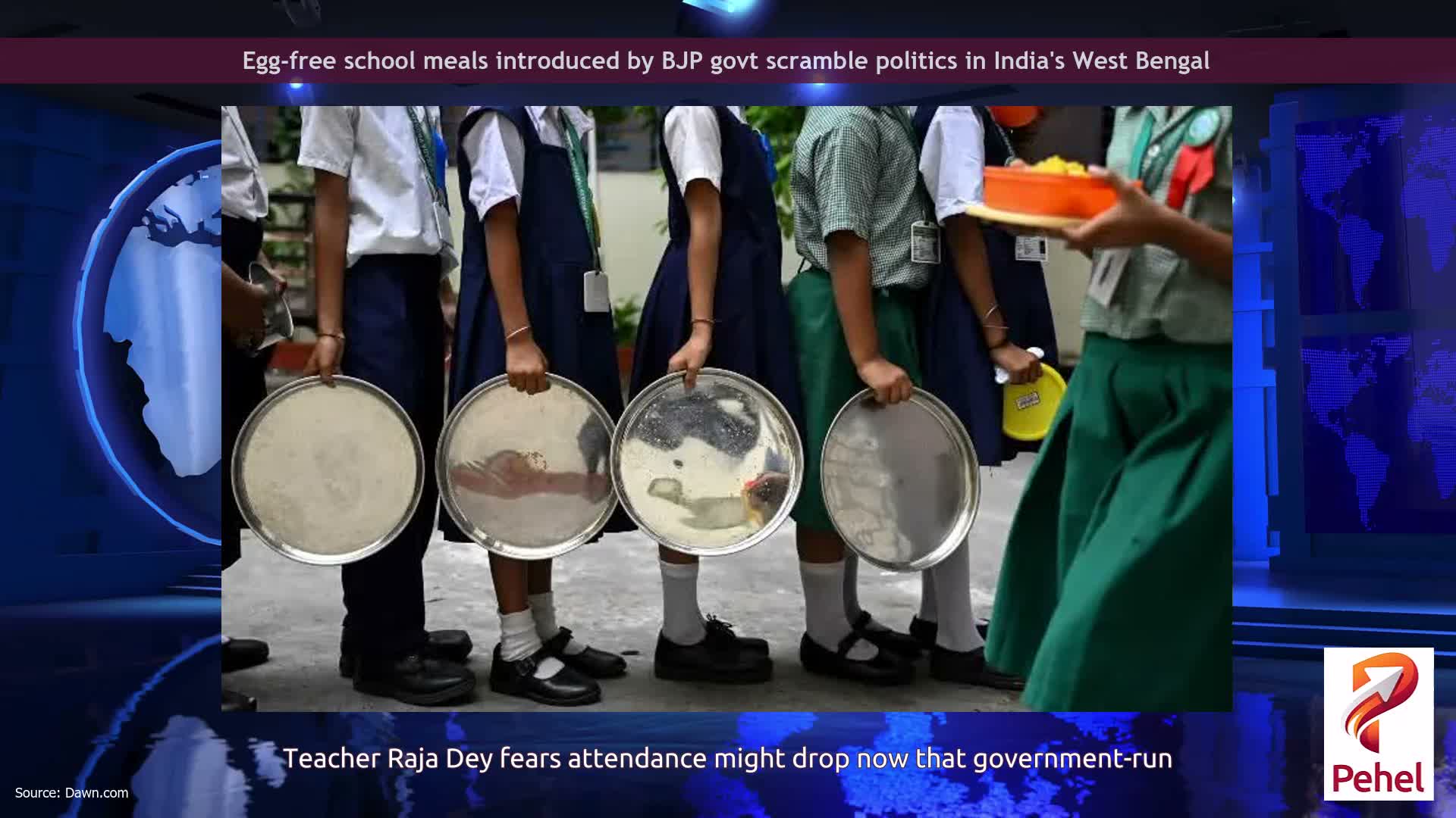 Egg-free school meals introduced by BJP govt scramble politics in India's West Bengal