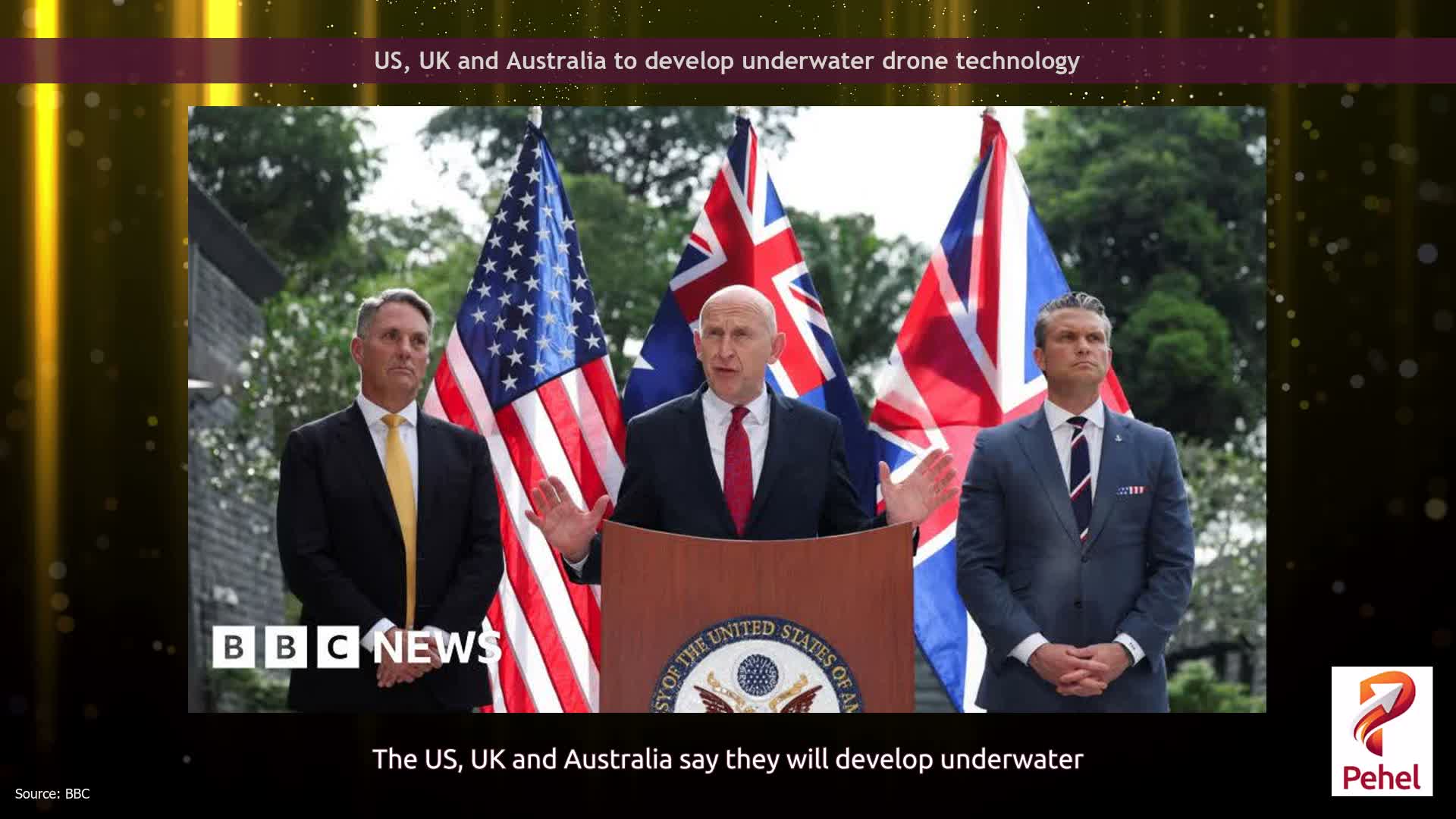 US, UK and Australia to develop underwater drone technology