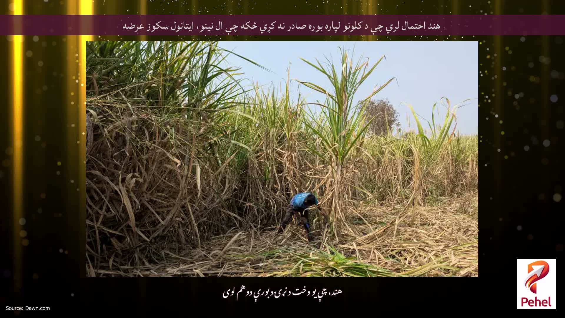 هند احتمال لري چې د کلونو لپاره بوره صادر نه کړي ځکه چې ال نینو، ایتانول سکوز عرضه