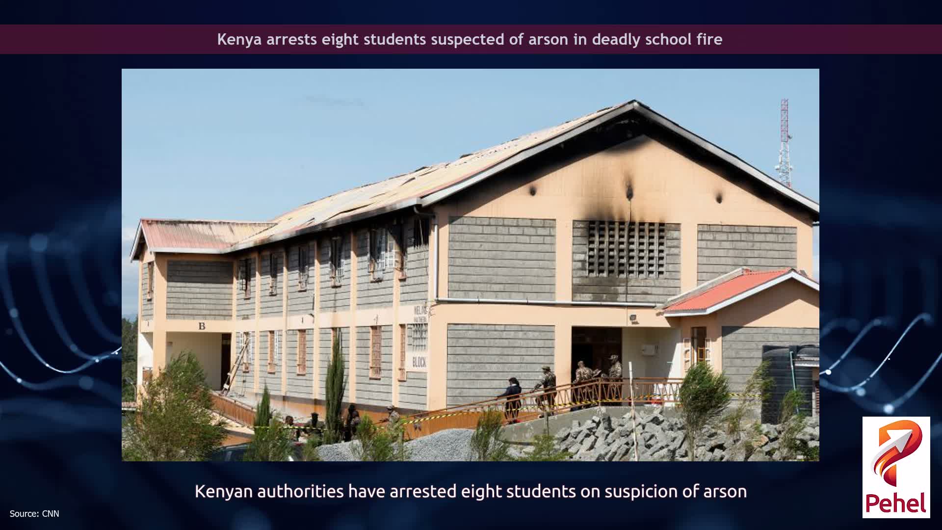 Kenya arrests eight students suspected of arson in deadly school fire