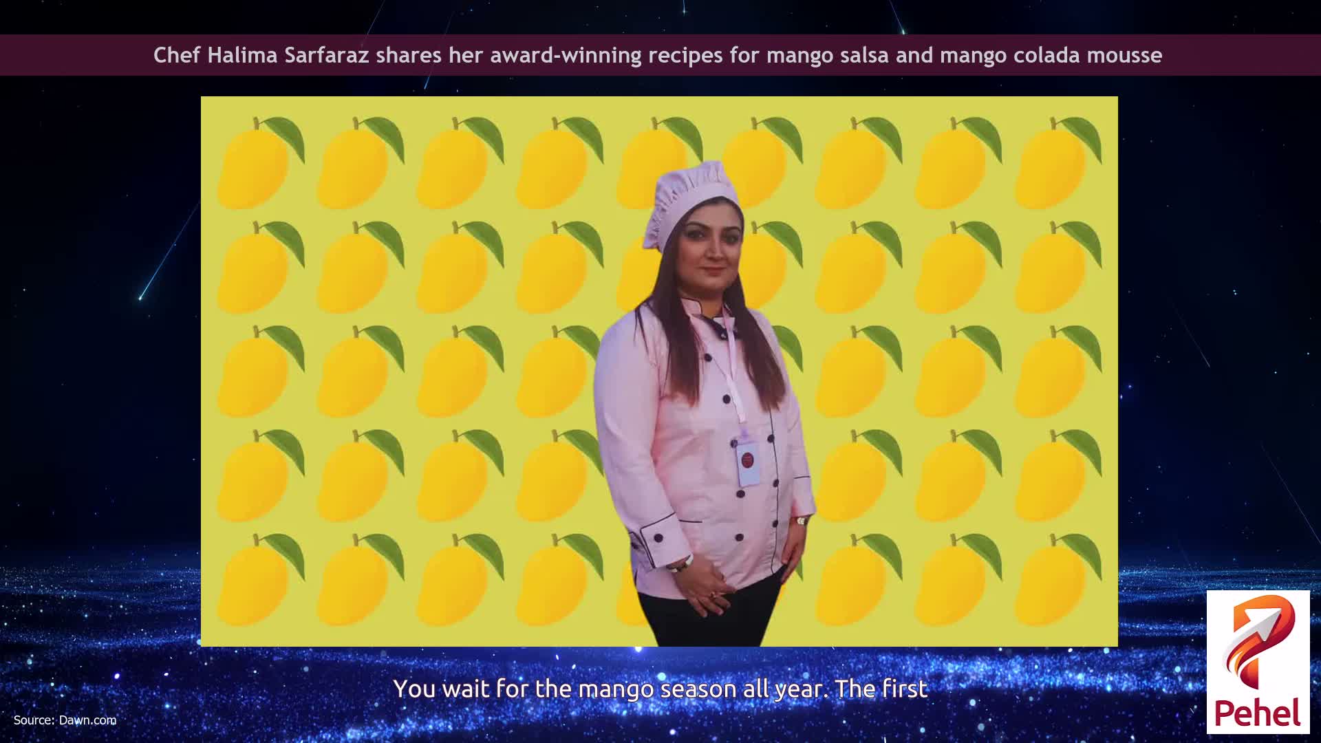Chef Halima Sarfaraz shares her award-winning recipes for mango salsa and mango colada mousse