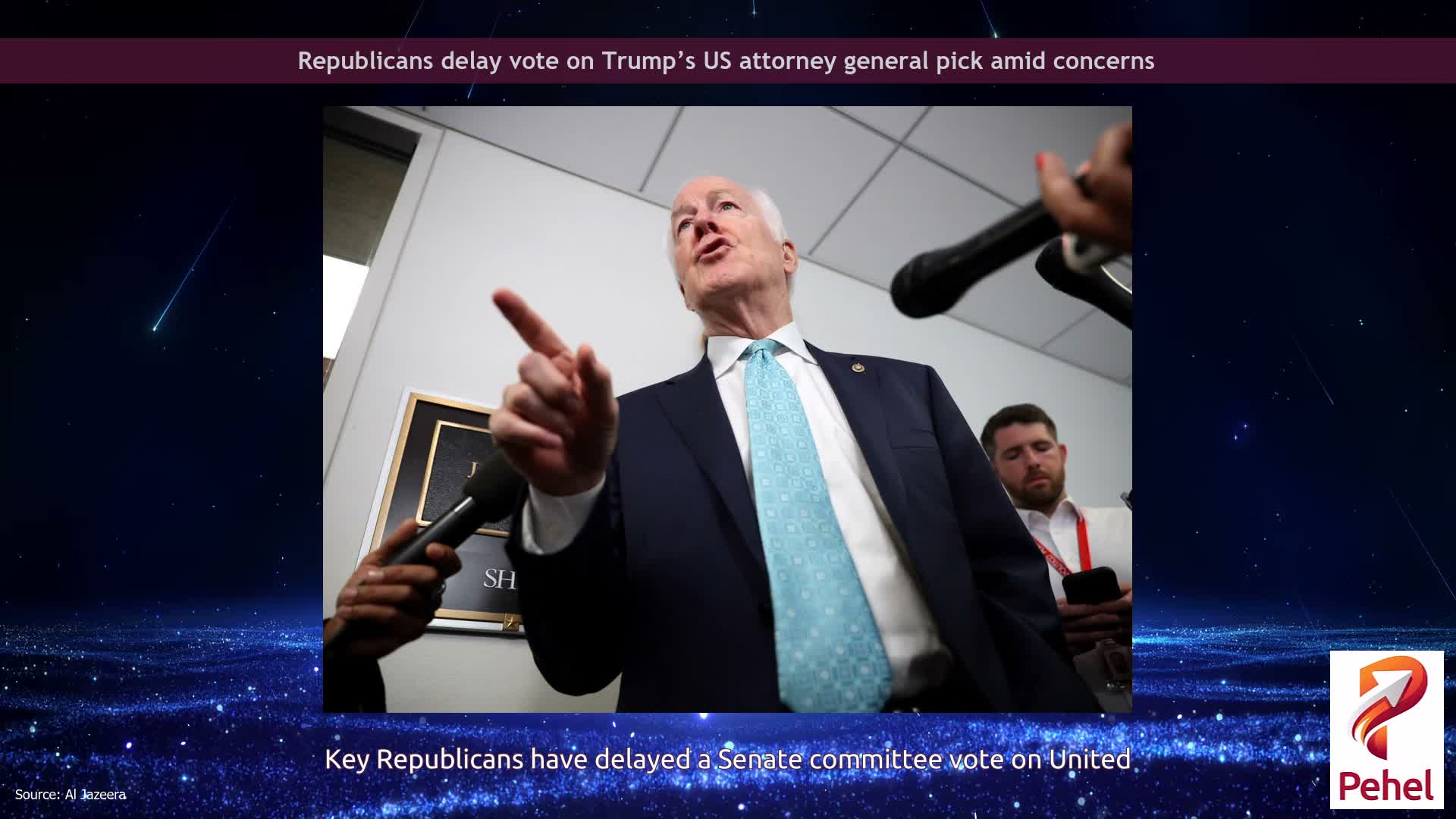 Republicans delay vote on Trump’s US attorney general pick amid concerns