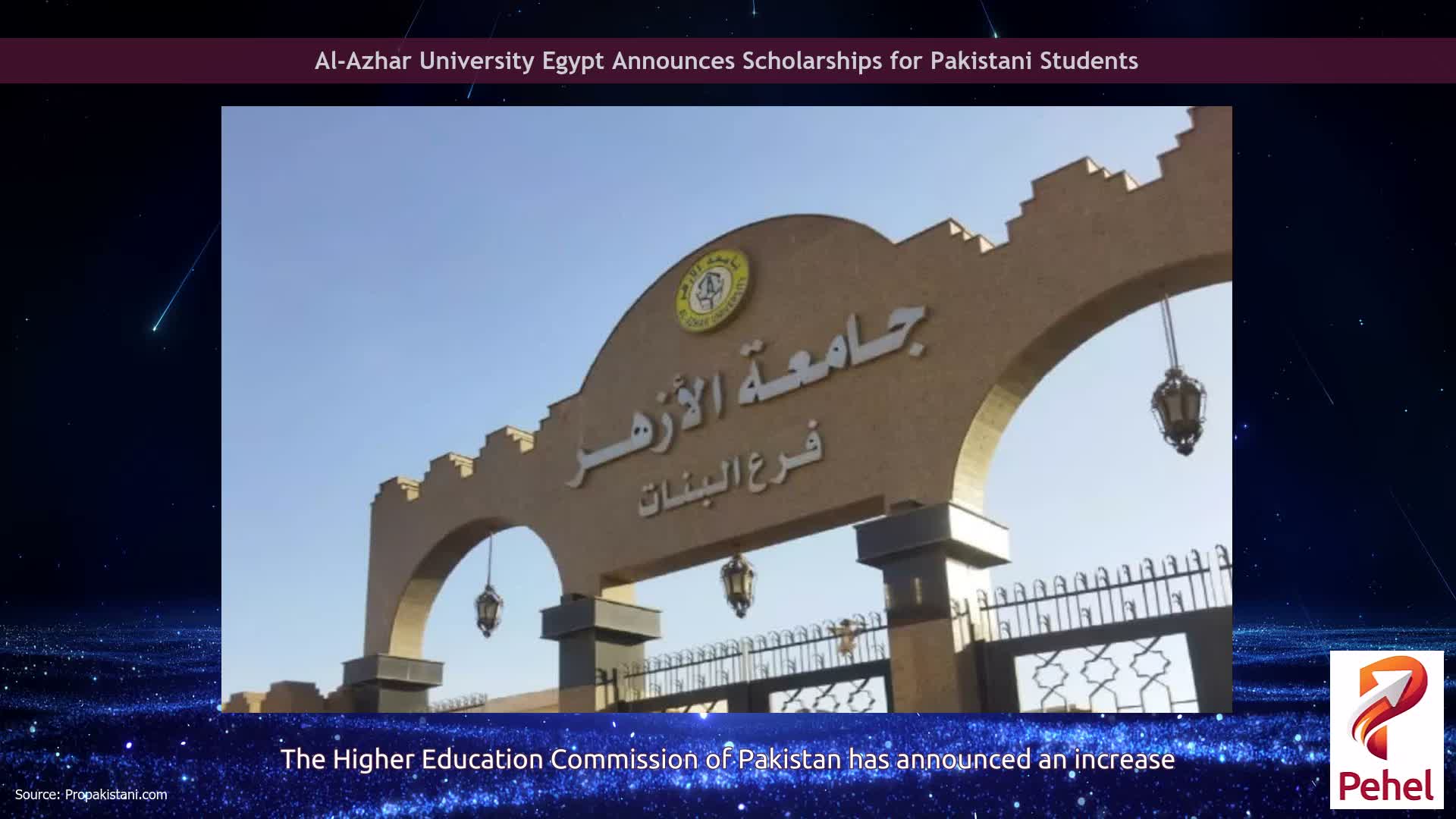 Al-Azhar University Egypt Announces Scholarships for Pakistani Students