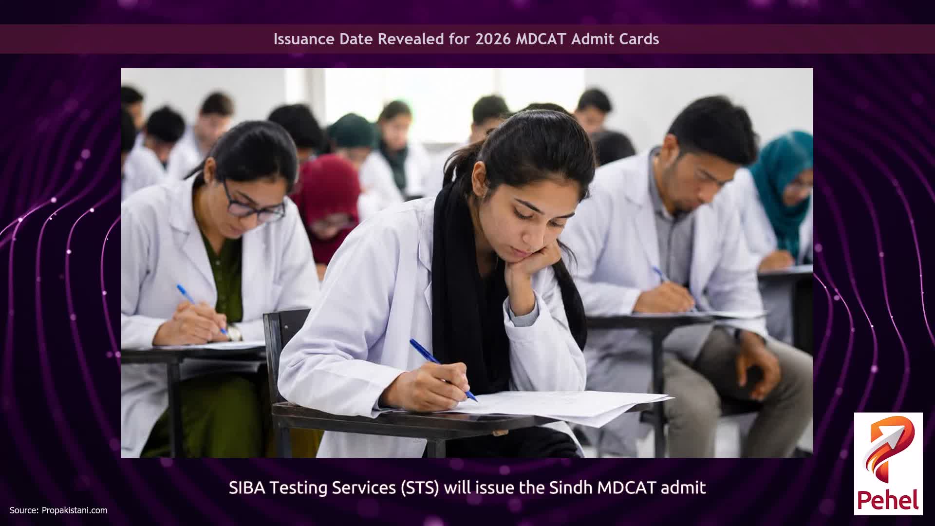 Issuance Date Revealed for 2026 MDCAT Admit Cards