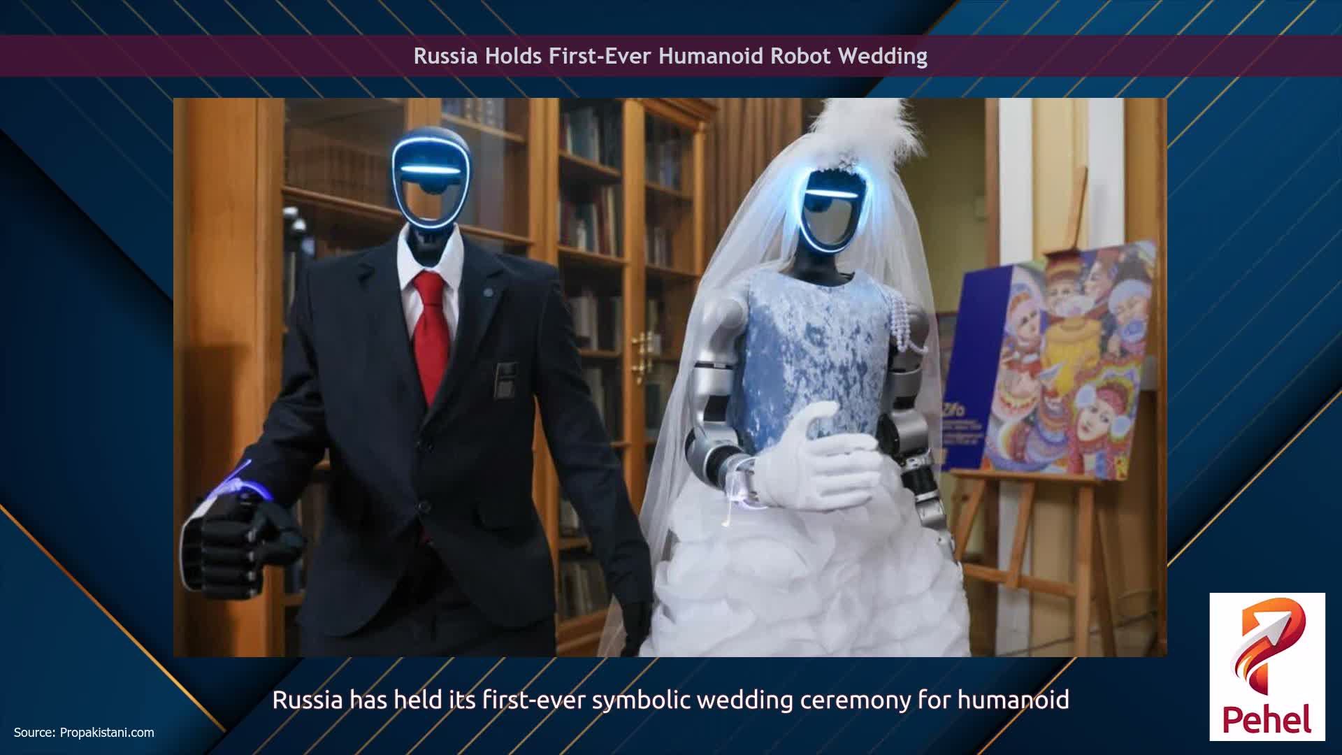 Russia Holds First-Ever Humanoid Robot Wedding