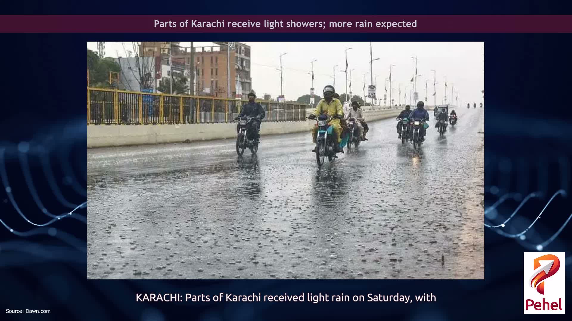 Parts of Karachi receive light showers; more rain expected