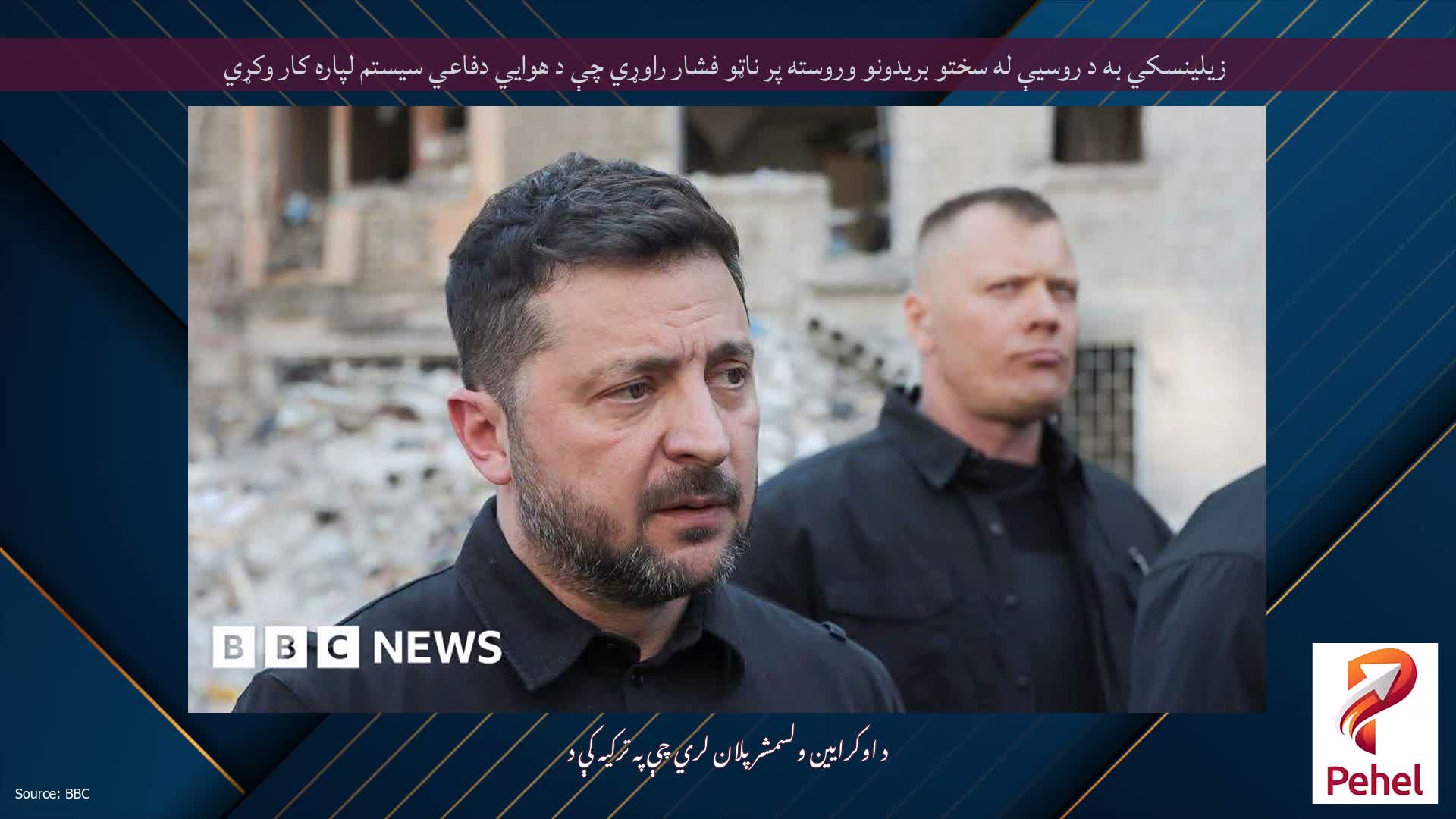 زیلینسکي به د روسیې له سختو بریدونو وروسته پر ناټو فشار راوړي چې د هوايي دفاعي سیستم لپاره کار وکړي