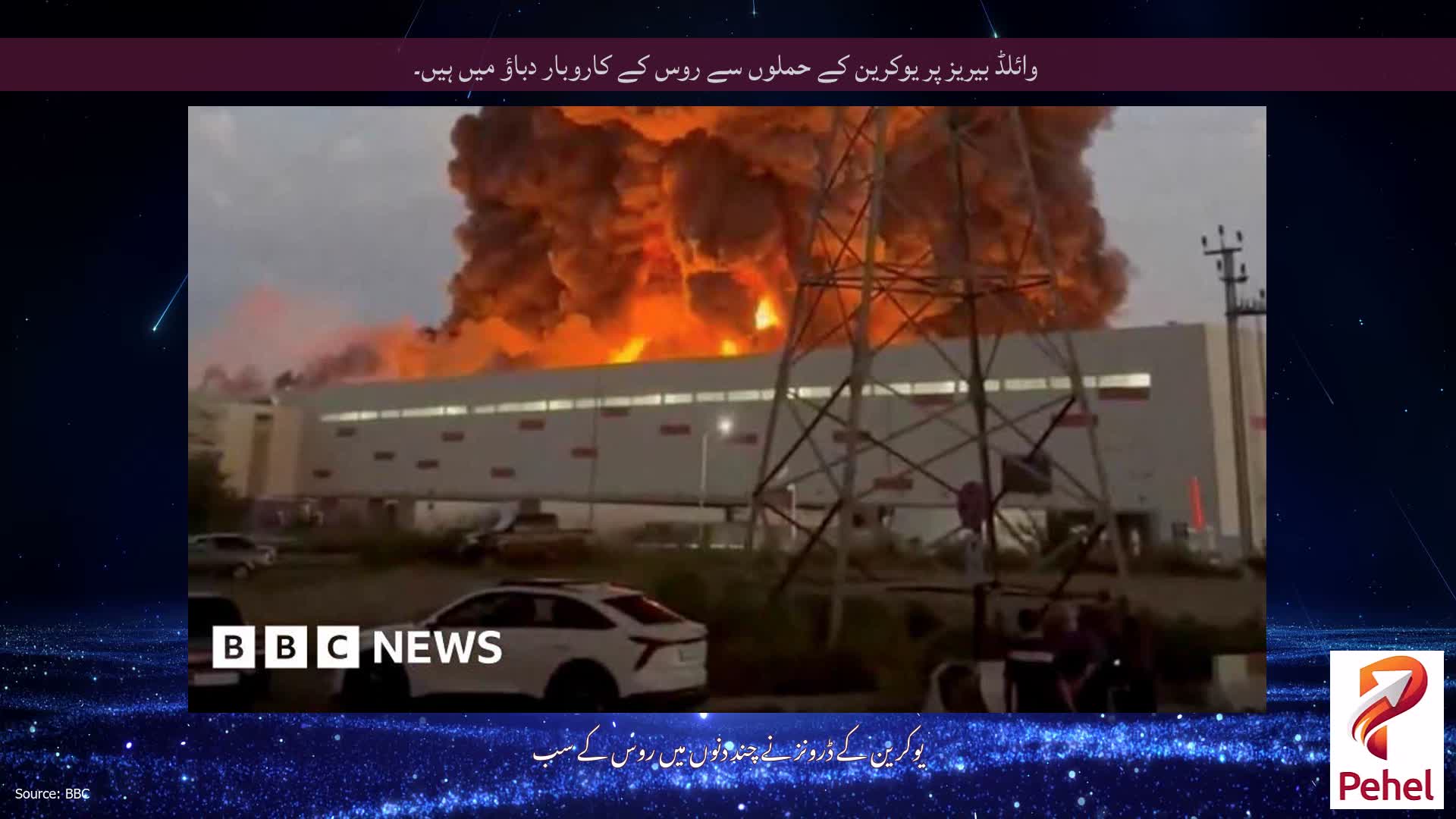 وائلڈ بیریز پر یوکرین کے حملوں سے روس کے کاروبار دباؤ میں ہیں۔