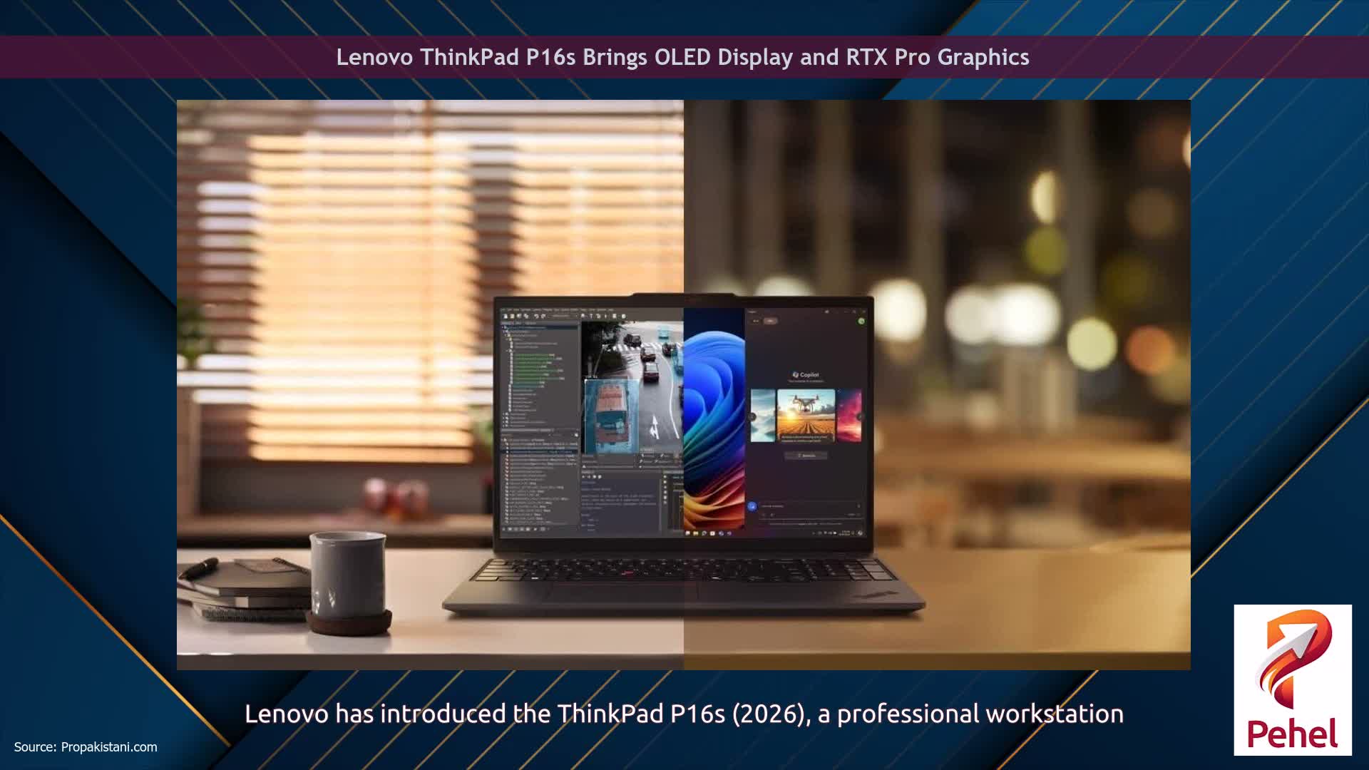 Lenovo ThinkPad P16s Brings OLED Display and RTX Pro Graphics