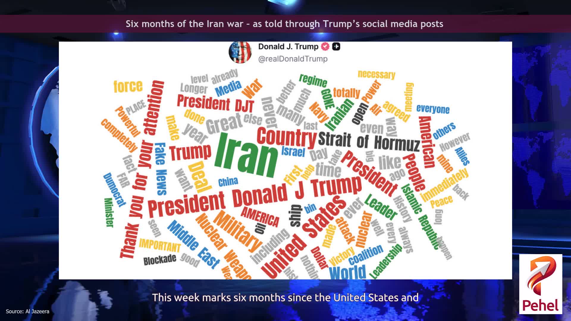 Six months of the Iran war – as told through Trump’s social media posts