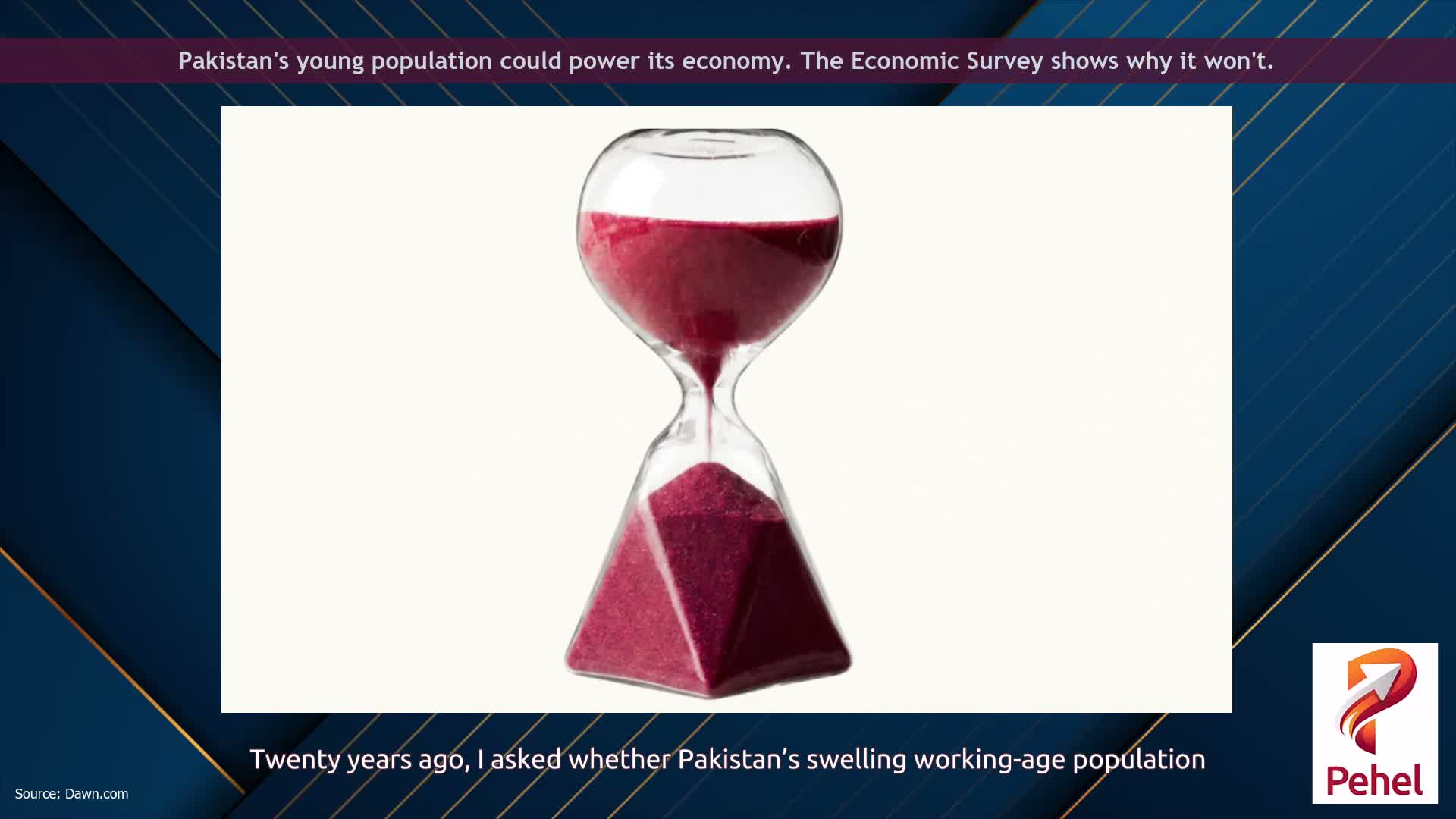 Pakistan's young population could power its economy. The Economic Survey shows why it won't.