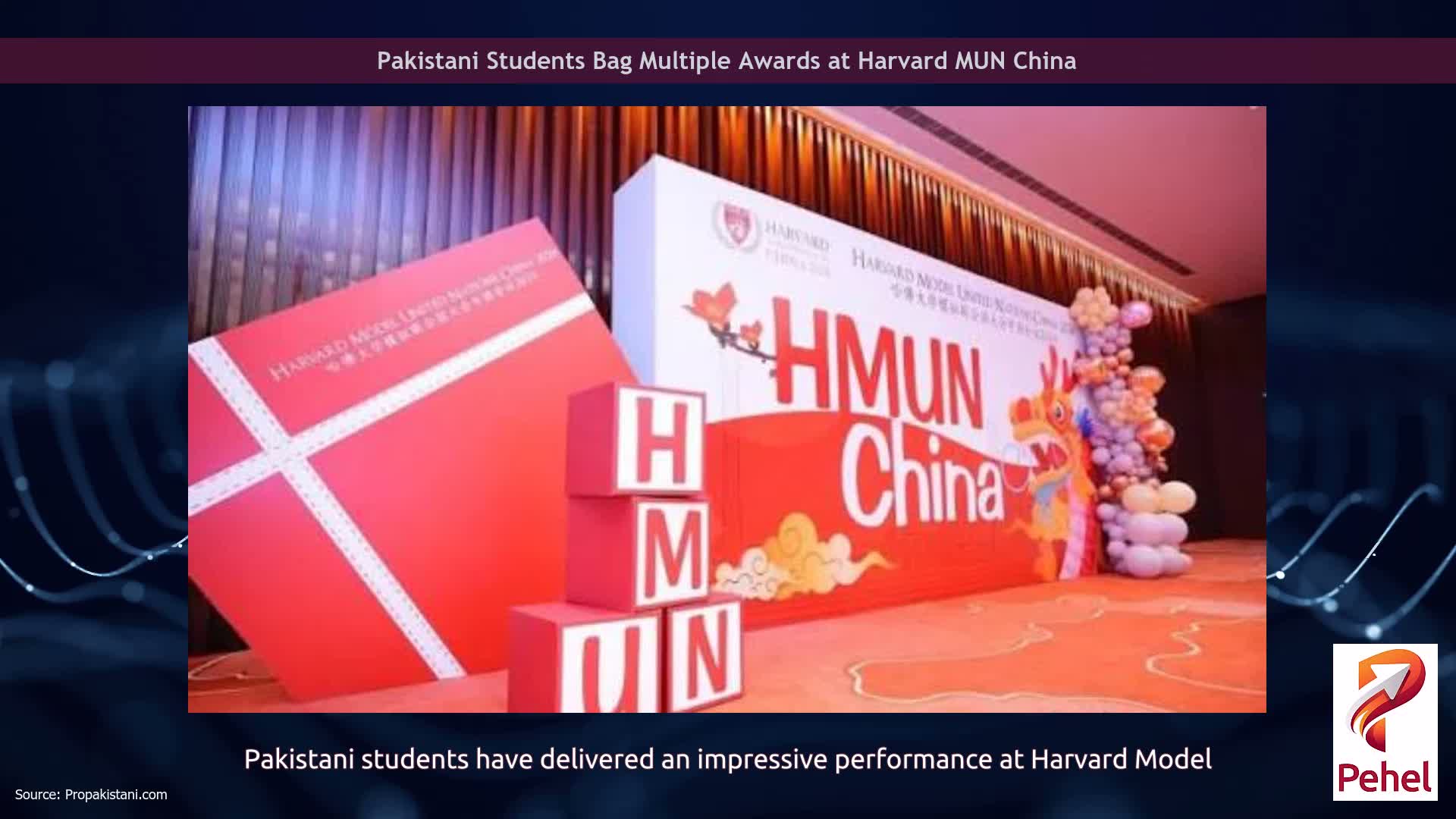 Pakistani Students Bag Multiple Awards at Harvard MUN China