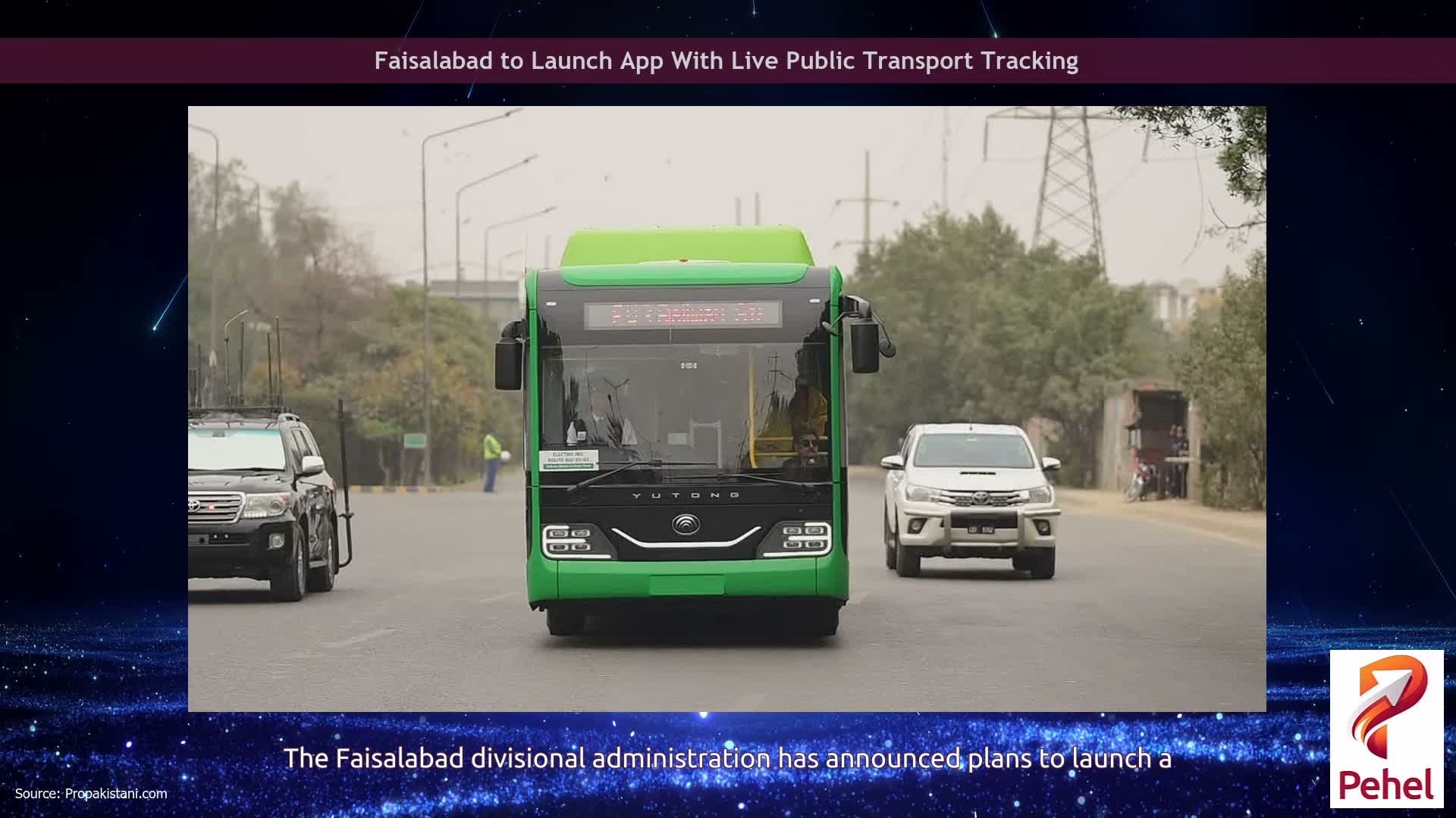 Faisalabad to Launch App With Live Public Transport Tracking