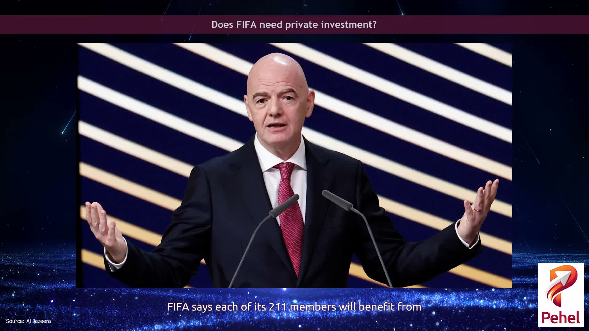 Does FIFA need private investment?