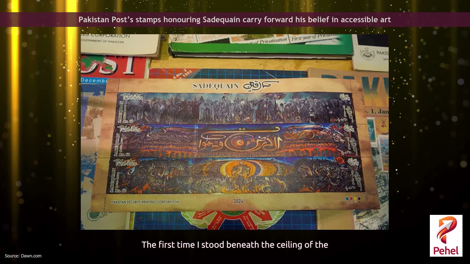 Pakistan Post’s stamps honouring Sadequain carry forward his belief in accessible art