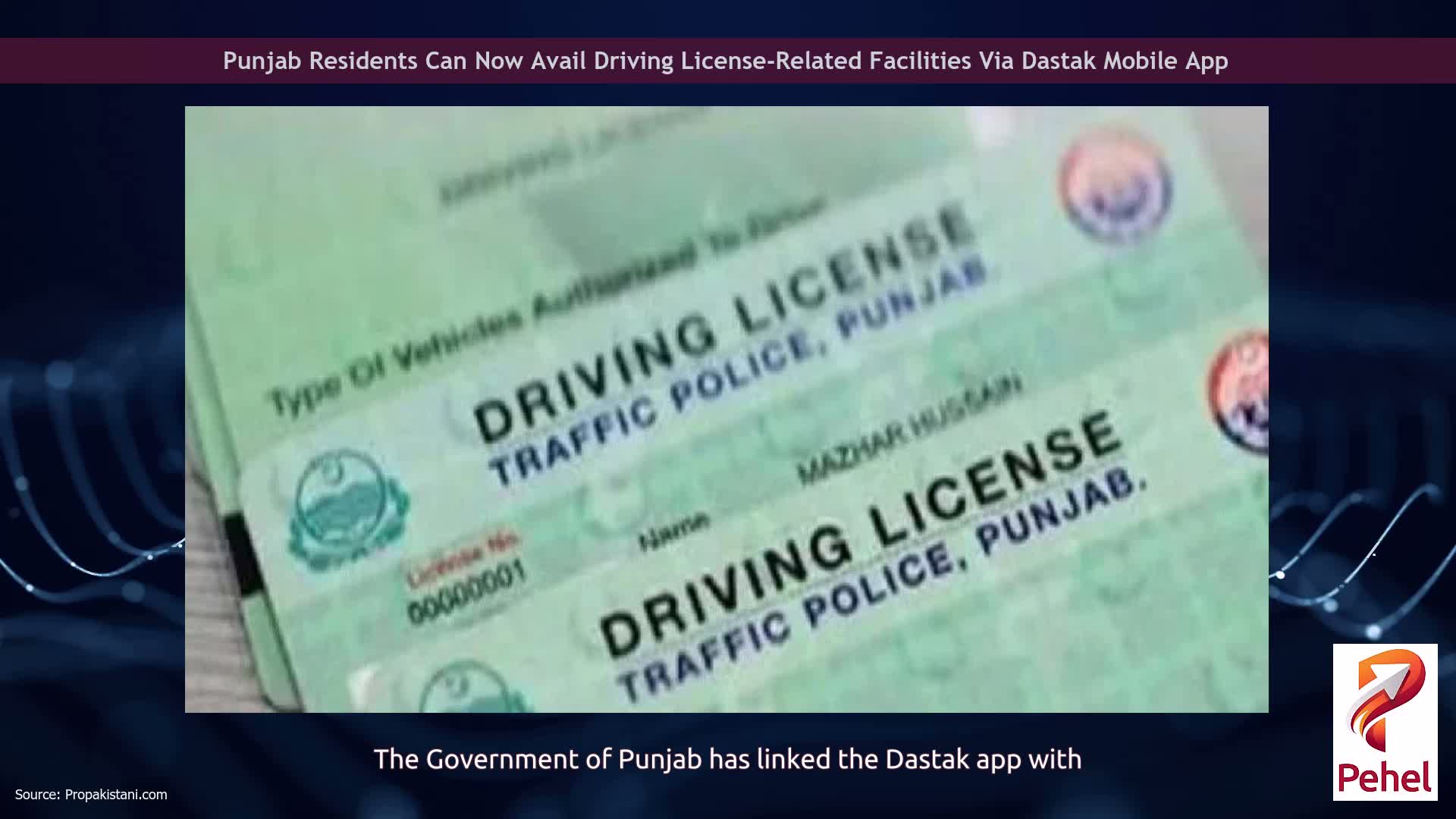 Punjab Residents Can Now Avail Driving License-Related Facilities Via Dastak Mobile App