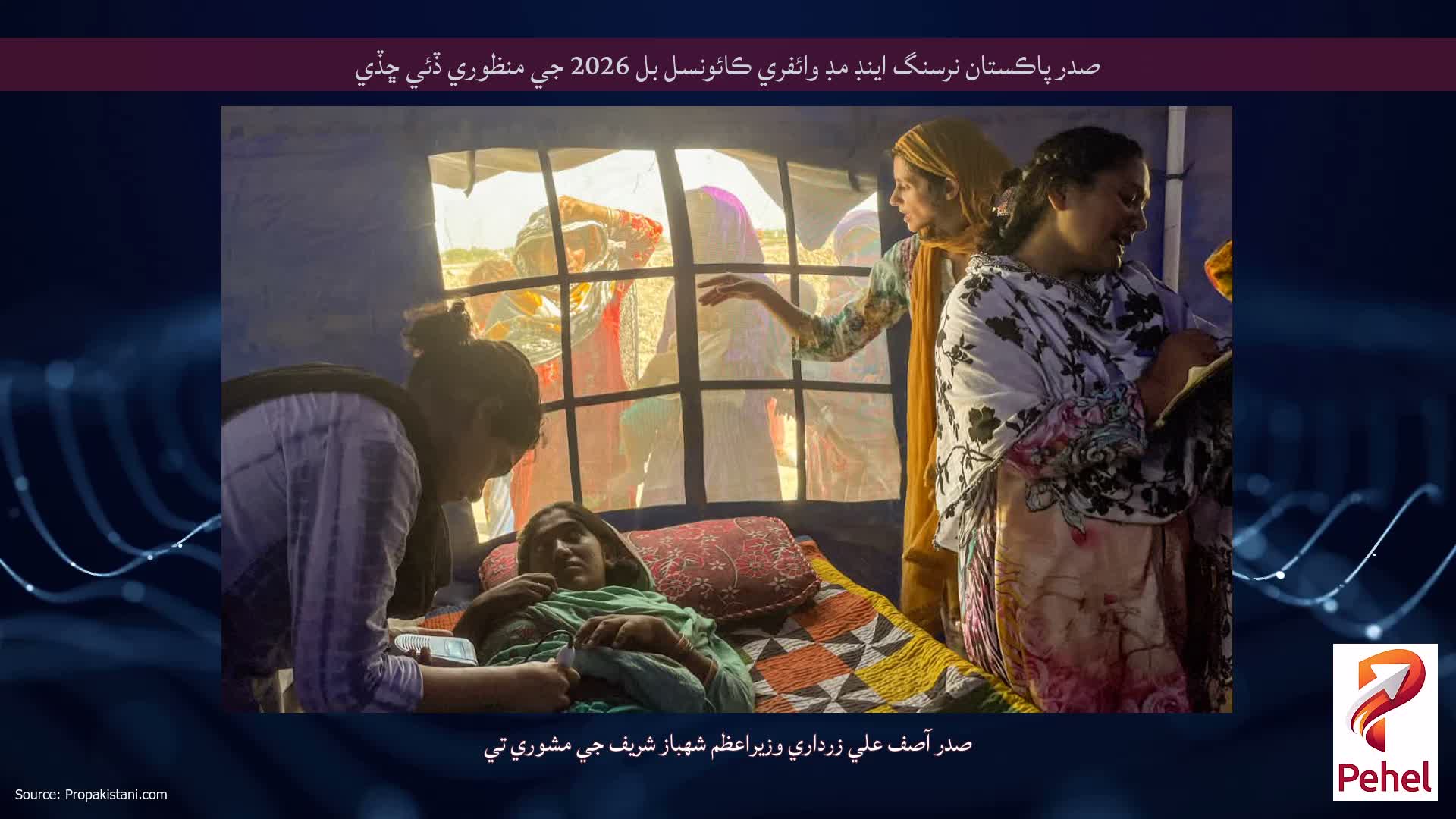 صدر پاڪستان نرسنگ اينڊ مڊ وائفري ڪائونسل بل 2026 جي منظوري ڏئي ڇڏي