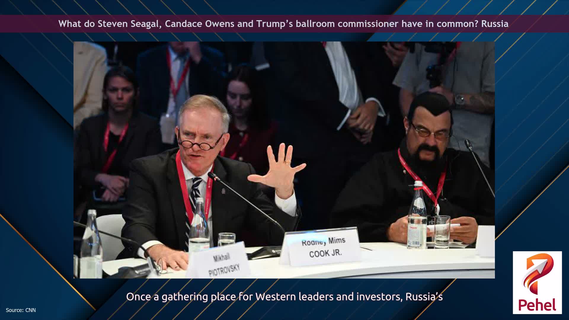 What do Steven Seagal, Candace Owens and Trump’s ballroom commissioner have in common? Russia