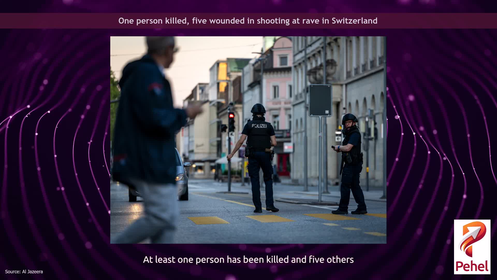 One person killed, five wounded in shooting at rave in Switzerland