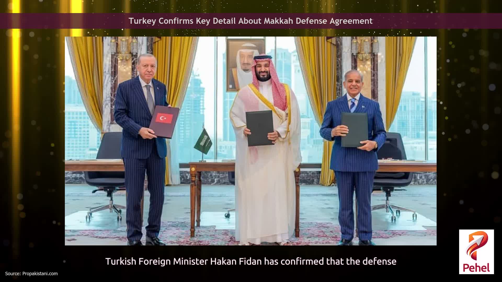 Turkey Confirms Key Detail About Makkah Defense Agreement
