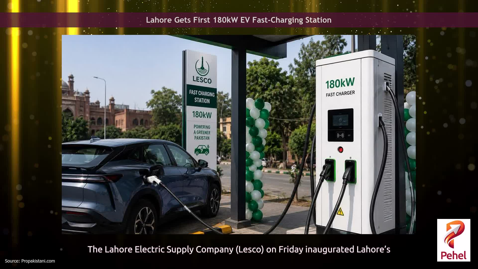 Lahore Gets First 180kW EV Fast-Charging Station