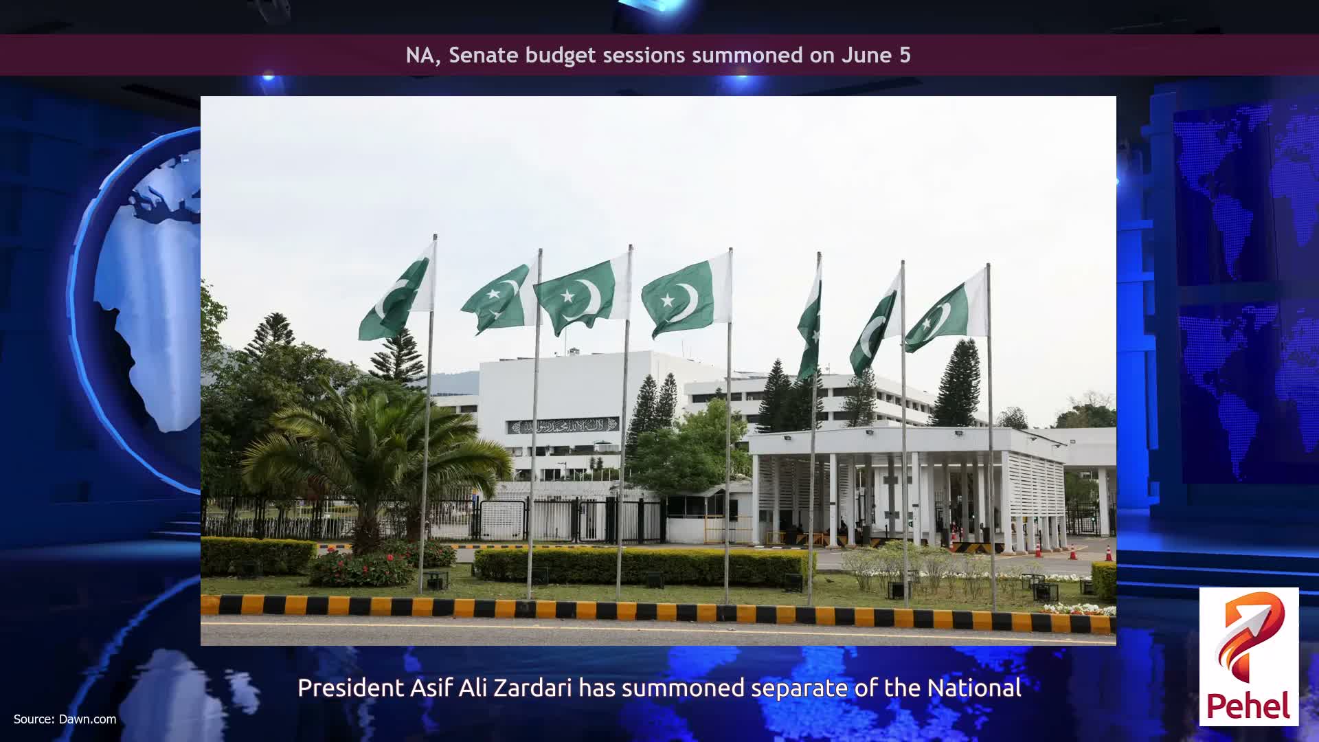 NA, Senate budget sessions summoned on June 5
