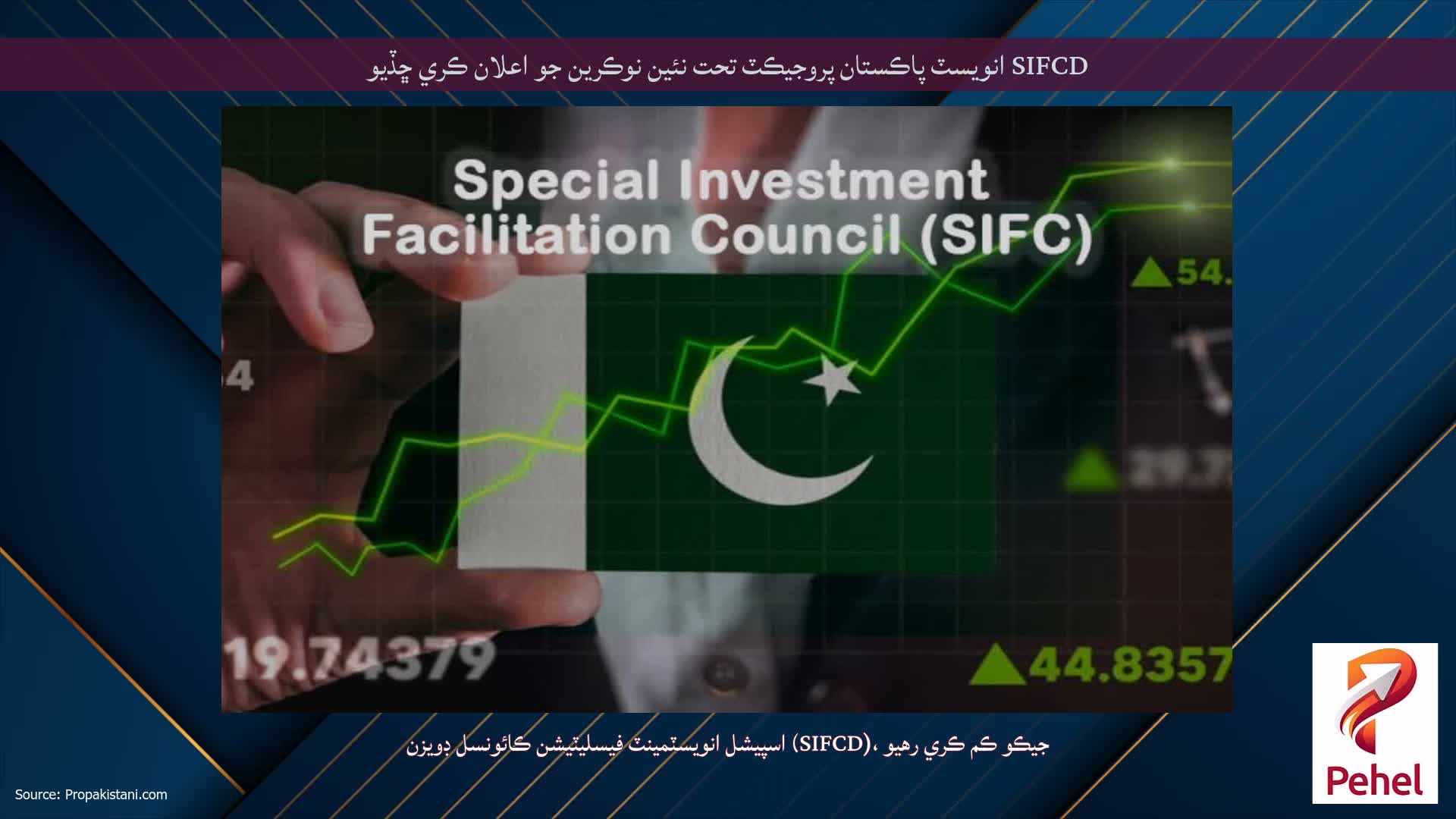 SIFCD انويسٽ پاڪستان پروجيڪٽ تحت نئين نوڪرين جو اعلان ڪري ڇڏيو