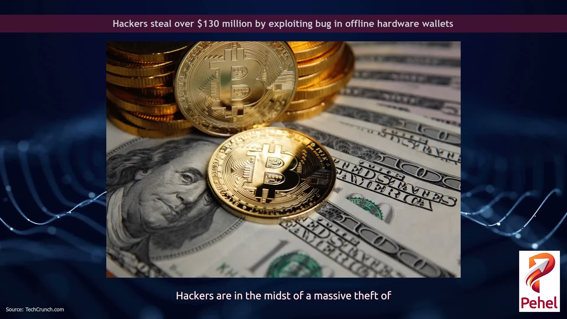 Hackers steal over $130 million by exploiting bug in offline hardware wallets
