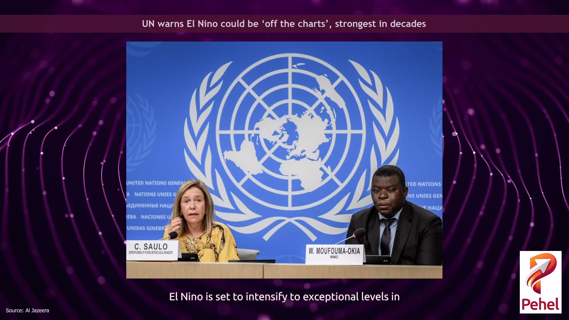 UN warns El Nino could be ‘off the charts’, strongest in decades