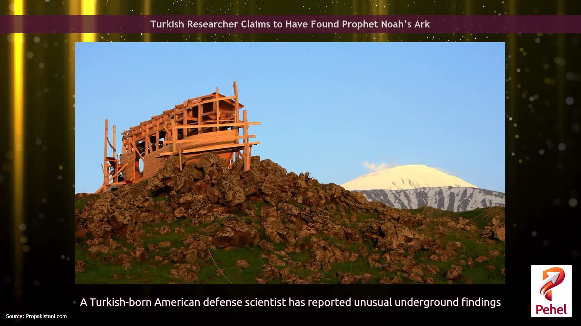 Turkish Researcher Claims to Have Found Prophet Noah’s Ark