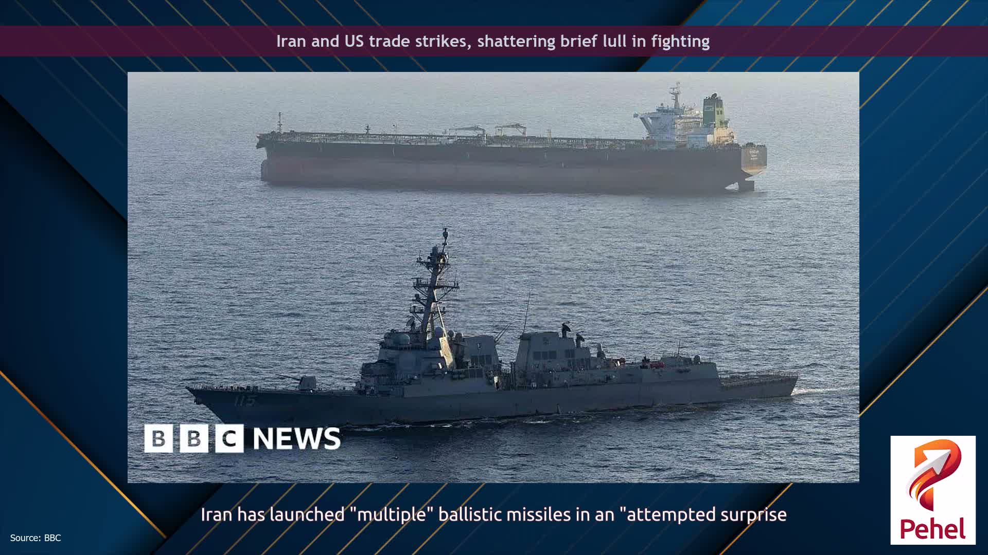 Iran and US trade strikes, shattering brief lull in fighting