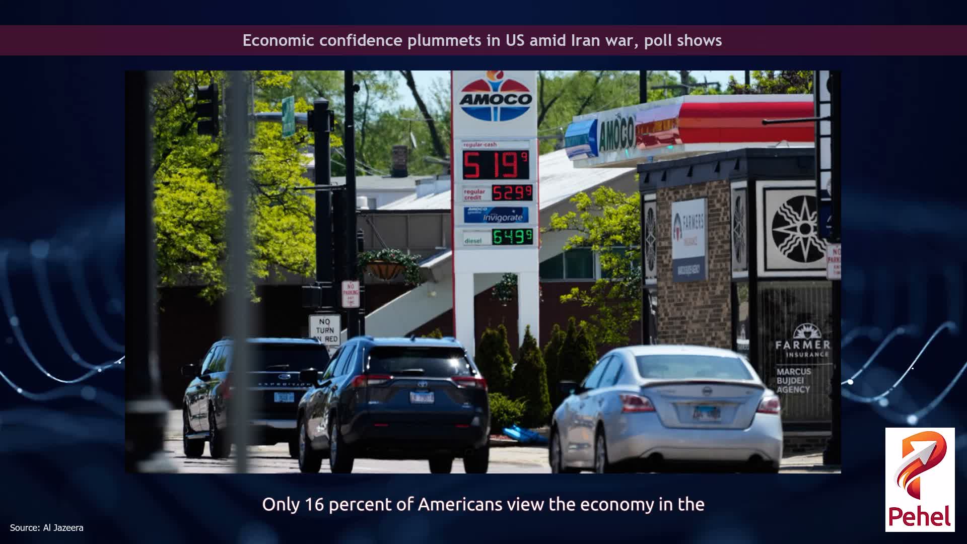 Economic confidence plummets in US amid Iran war, poll shows