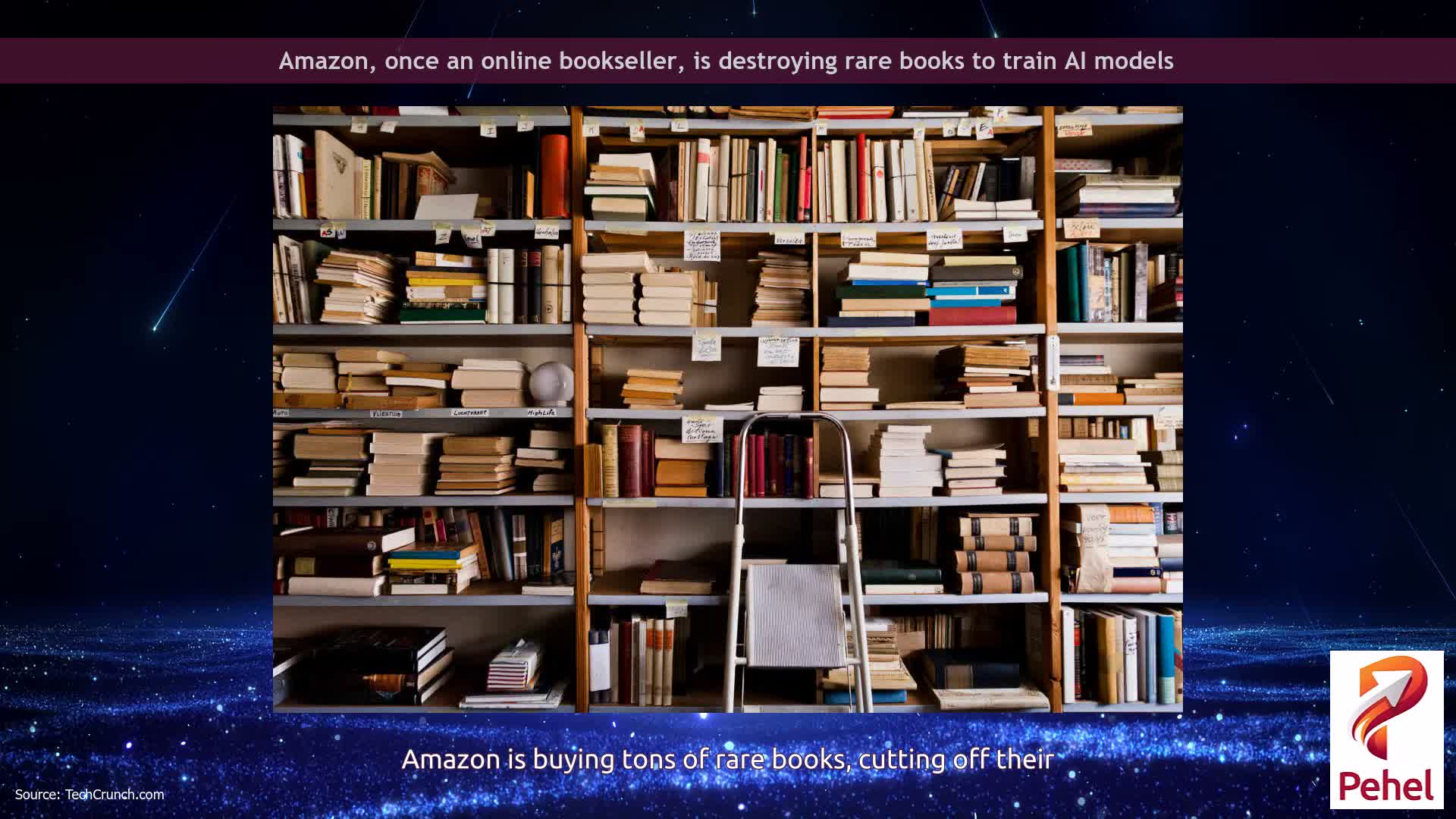 Amazon, once an online bookseller, is destroying rare books to train AI models