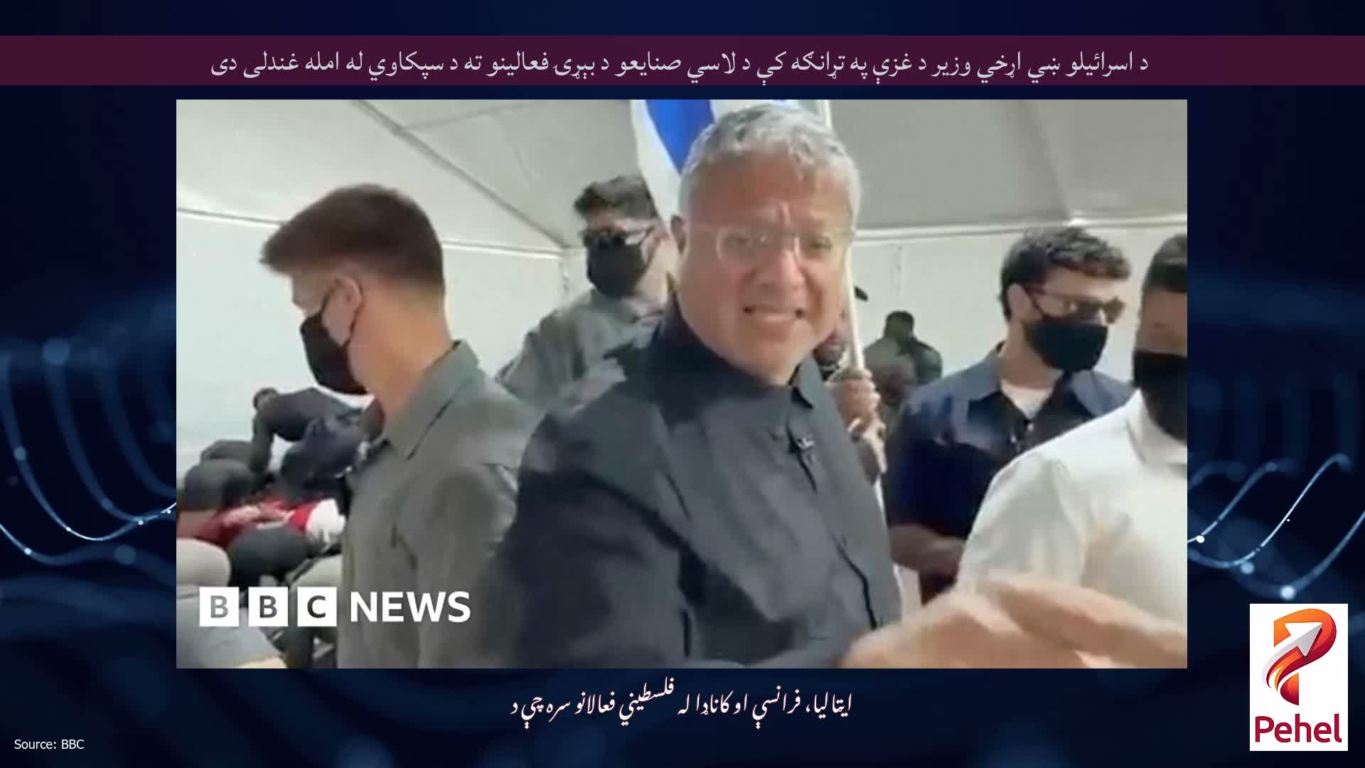 د اسرائیلو ښي اړخي وزیر د غزې په تړانګه کې د لاسي صنایعو د بېړۍ فعالینو ته د سپکاوي له امله غندلی دی