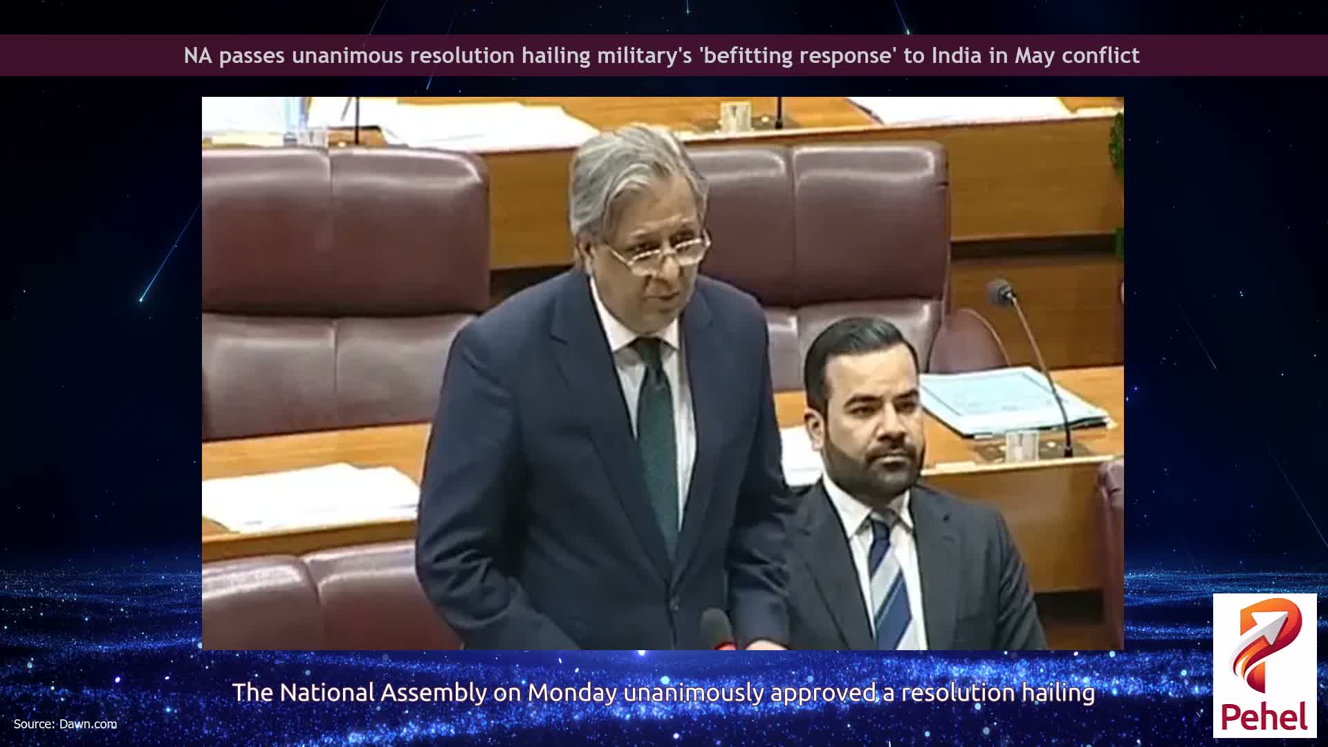NA passes unanimous resolution hailing military's 'befitting response' to India in May conflict
