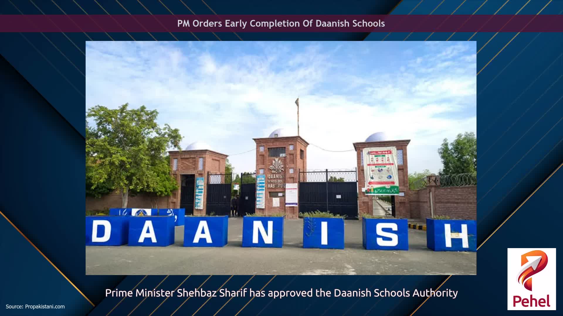 PM Orders Early Completion Of Daanish Schools